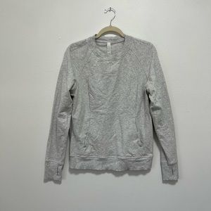 Lululemon Scuba Light Gray Crewneck